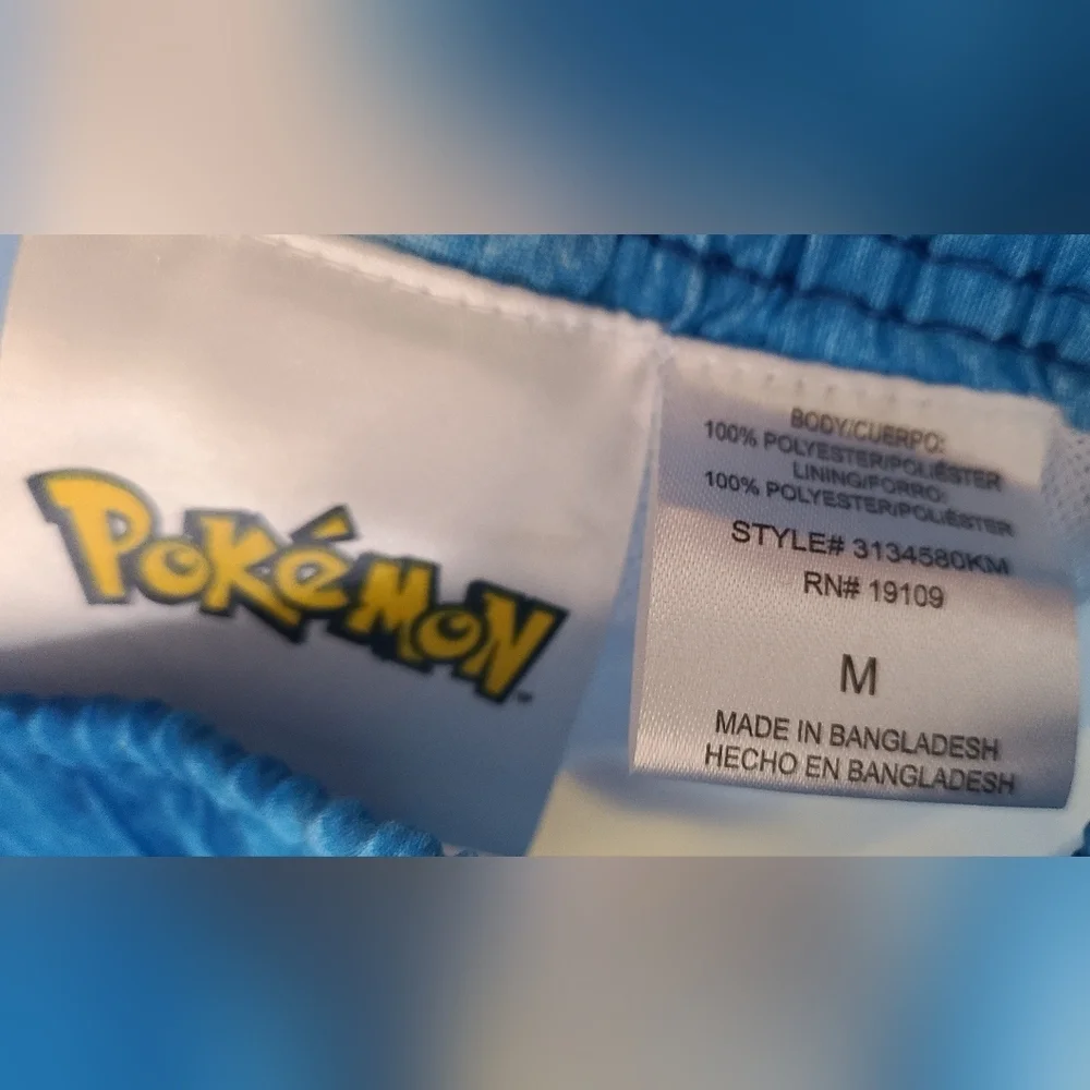 Pokémon swim trunks swim shorts‎ M BOYS BEACH POOL OCEAN